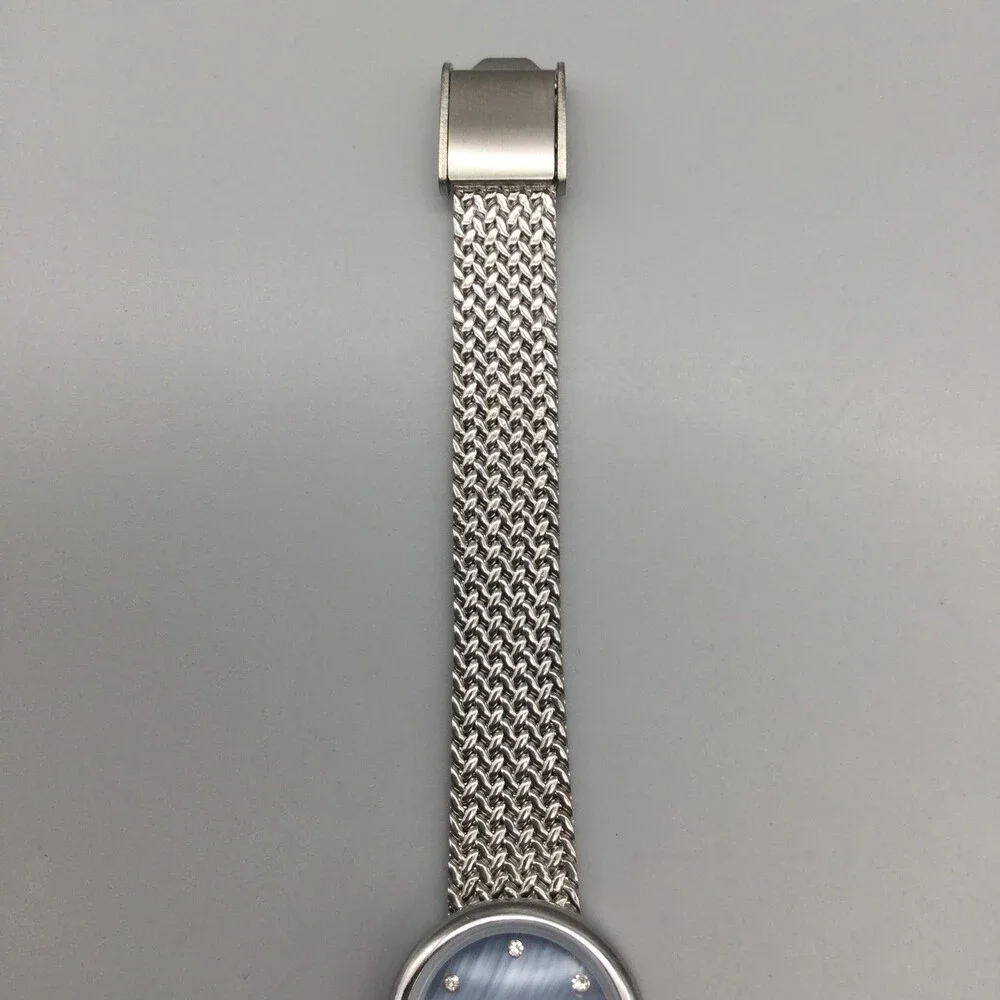 Sunlifex Womens Watch 23mm MOP Dial Silver Tone Mesh Stainless New Battery